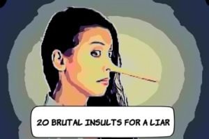 20 Brutal Insults for a Liar - RoastHow